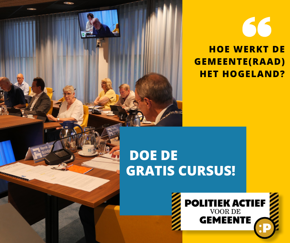 Uitnodiging Politiek Actief Het Hogeland