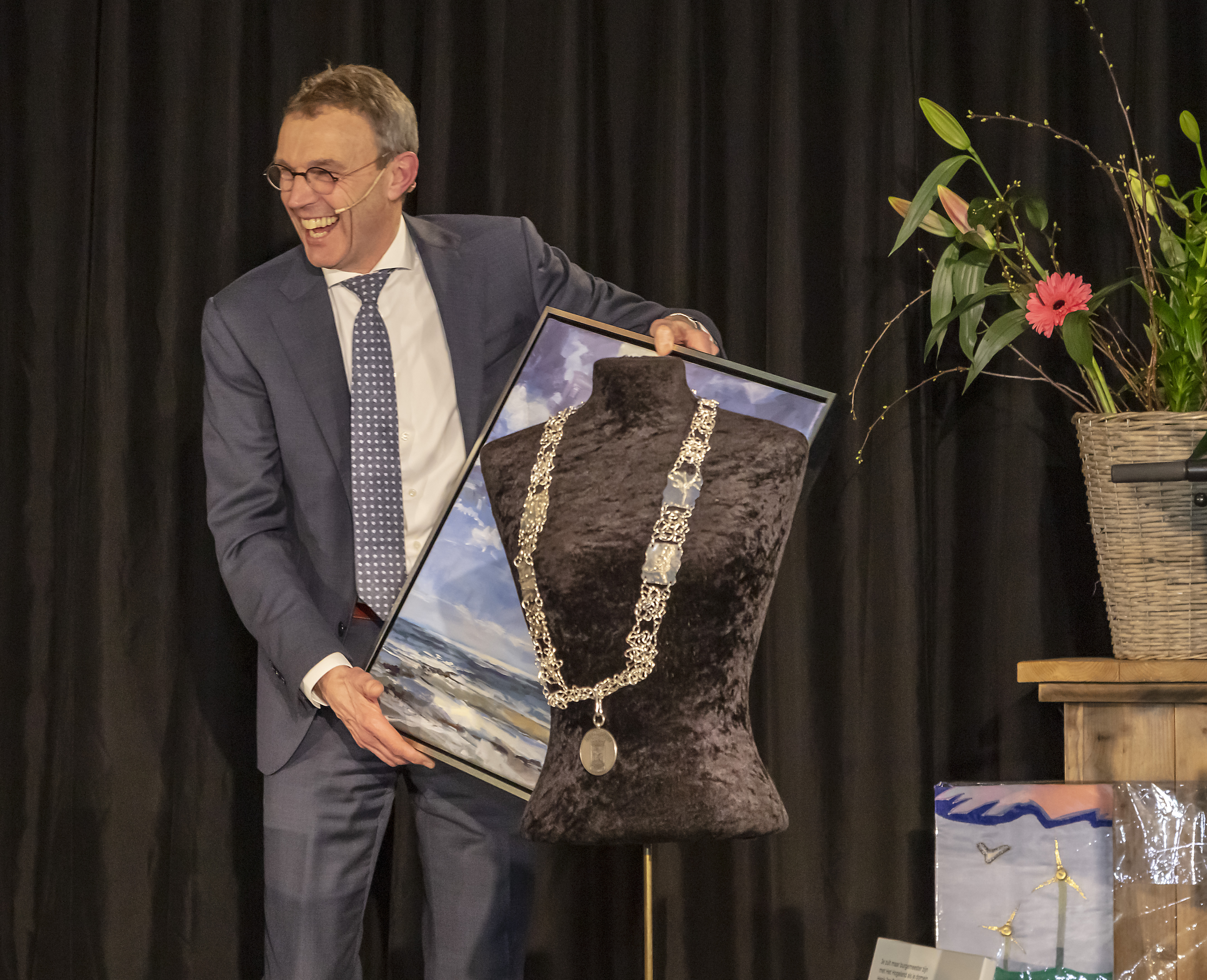 Henk Jan Bolding bij inauguratie