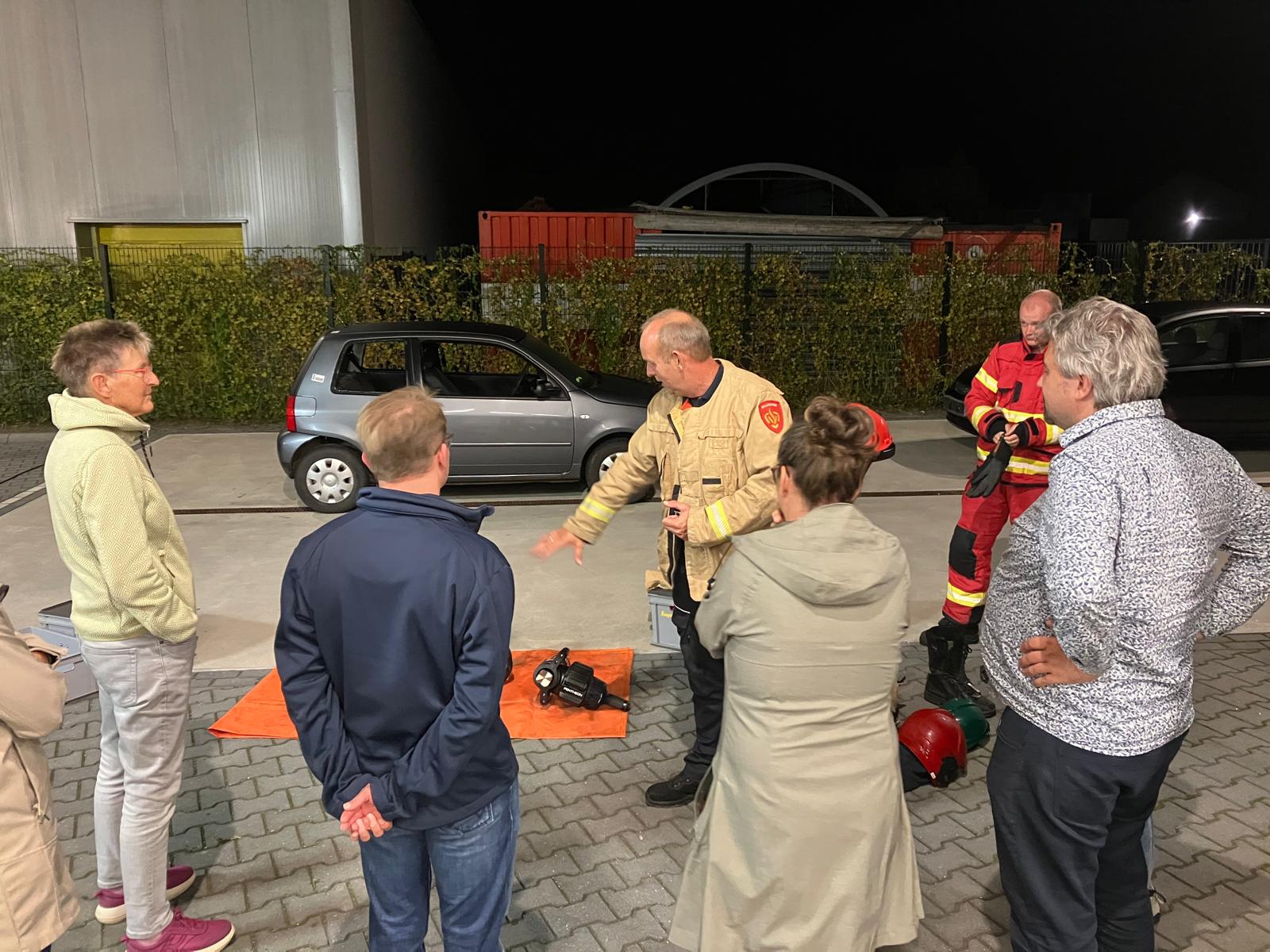 Bezoek brandweer Het Hogeland